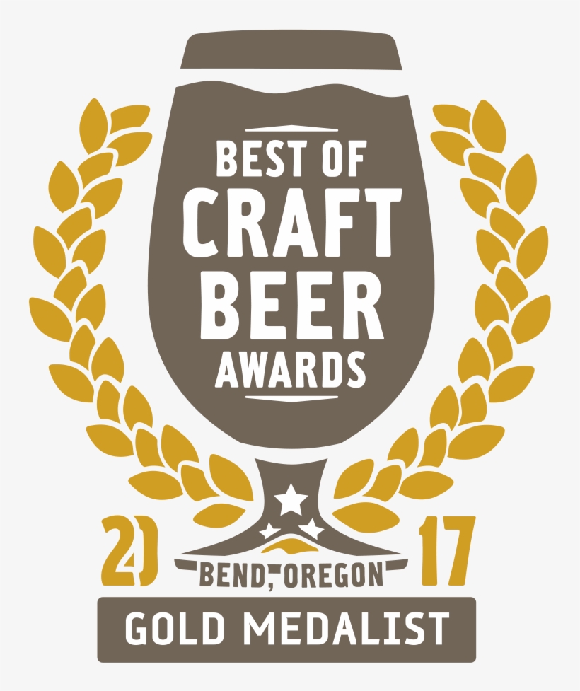 2017 Best Of Craft Beer Awards Gold Logo - Resurgence Brewing Company, transparent png #865237
