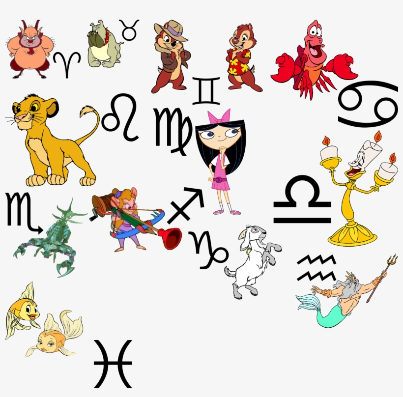 Zodiac - Customized Phineas And Ferb Assortment Of Temporary, transparent png #865406