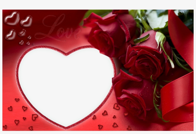 Love Heart Photo Frame, transparent png #865415