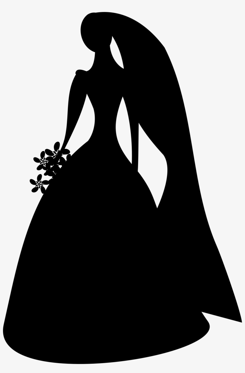 Bride With Flowers Icons - Clipart Bride, transparent png #865571