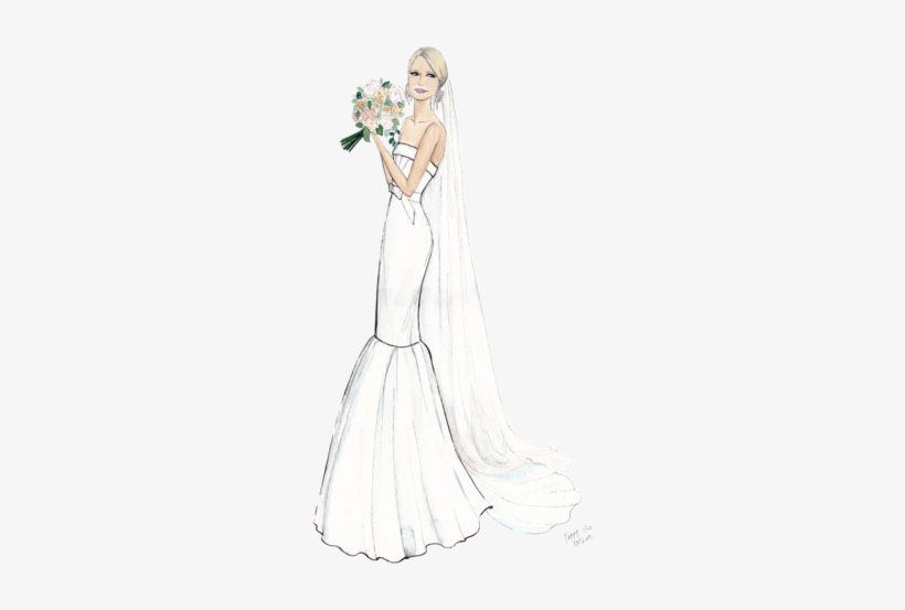 Custom Illustration For The Bride - Drawing, transparent png #865616