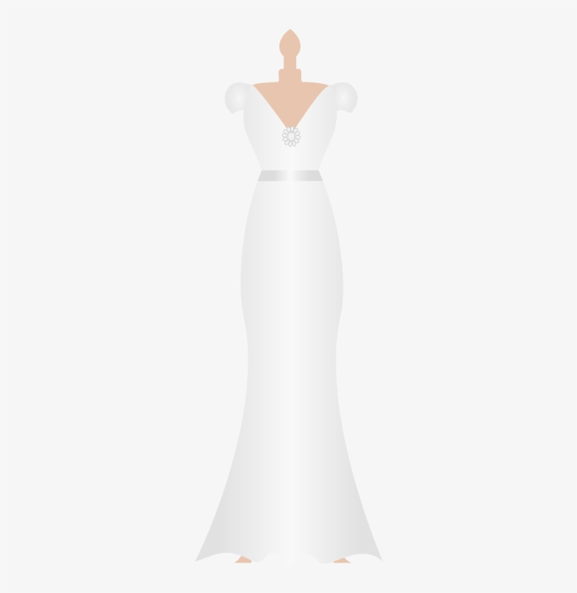 How To Set Use Wedding Dress Clipart, transparent png #865824