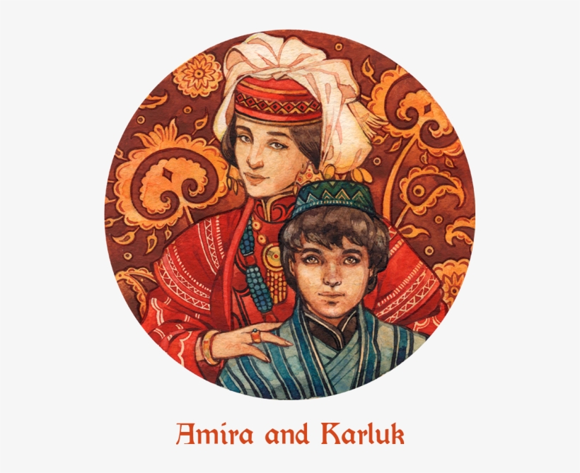 Amira And Karluk - Painting, transparent png #866180
