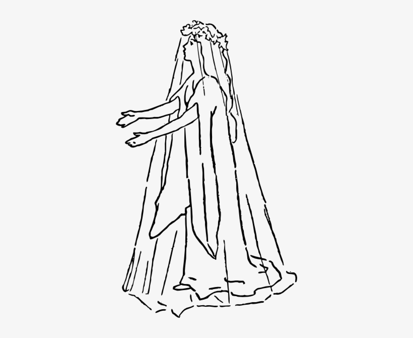 How To Set Use Bride In A Wedding Dress Clipart, transparent png #866366
