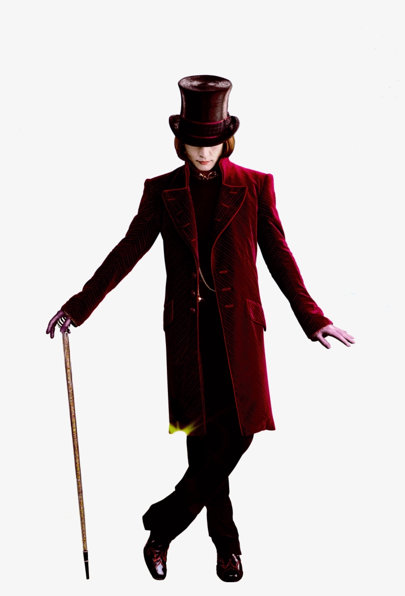 Dandy Style Film Willy Wonka Chocolate Factory Willy Wonka Johnny Depp Outfit Free Transparent Png Download Pngkey