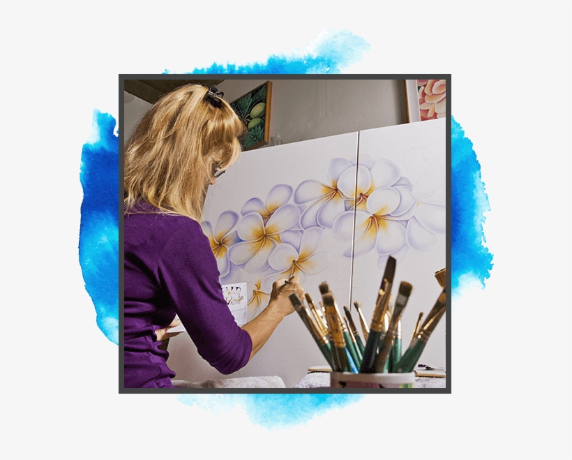 Artist Painting - Artist Painting On Canvas, transparent png #866956
