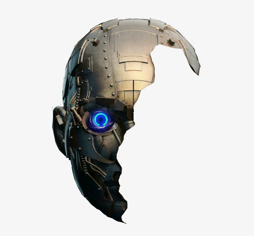 Collection Of Free Cyborg Drawing Helmet Download On - Picsart Robot Face Png, transparent png #867023