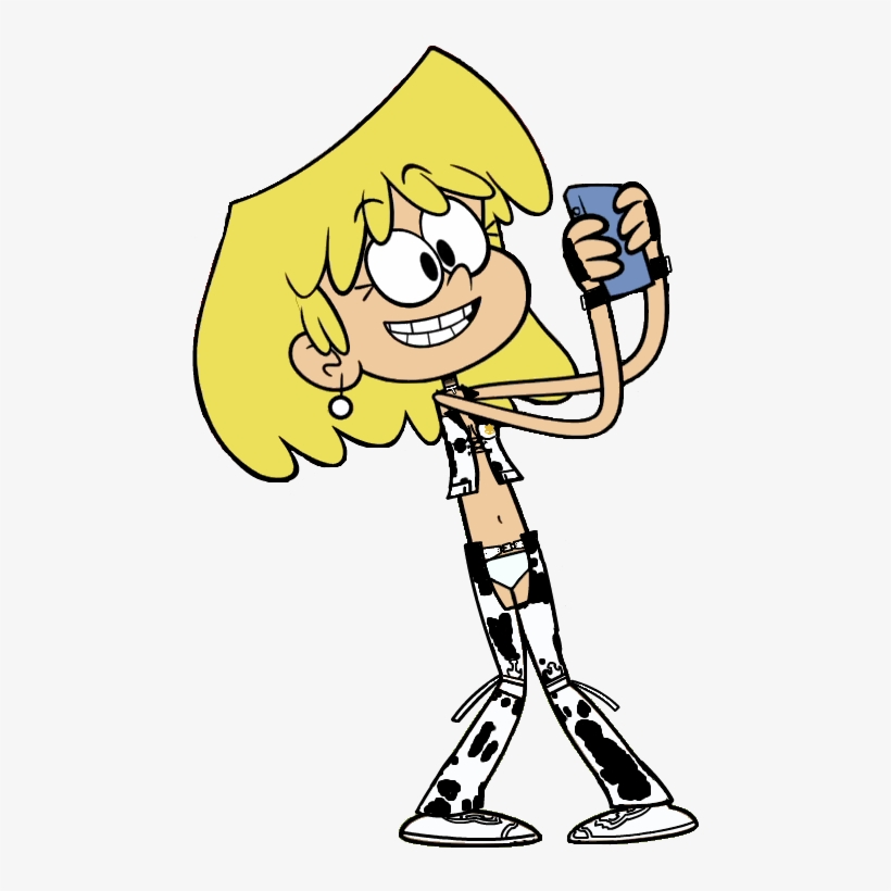 Lori Loud As Dixie Clemets Holding Her Phone - Bienvenue Chez Les Loud Lori, transparent png #867114