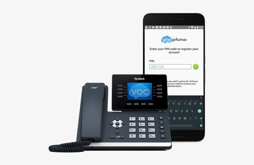 Easy To Use - Yealink Sip-t52s (t52s), transparent png #867156
