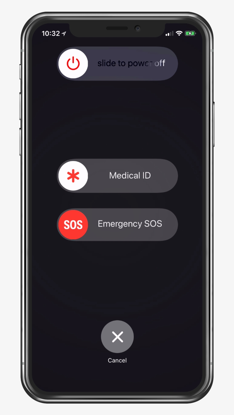 On An Iphone 8, 8 Plus, Or X, Press And Hold The Side - Face Id, transparent png #867180