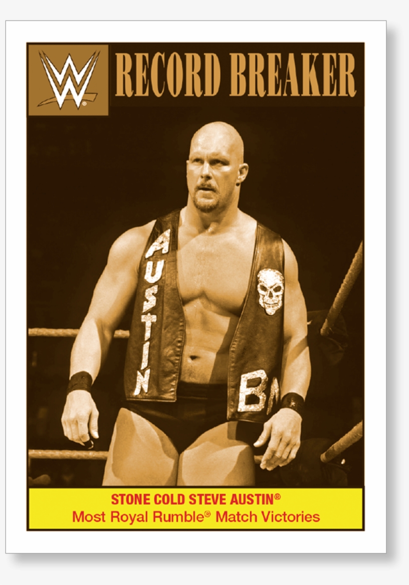 Stone Cold Steve Austin 2016 Wwe Heritage Record Breakers - Professional Wrestling, transparent png #867262
