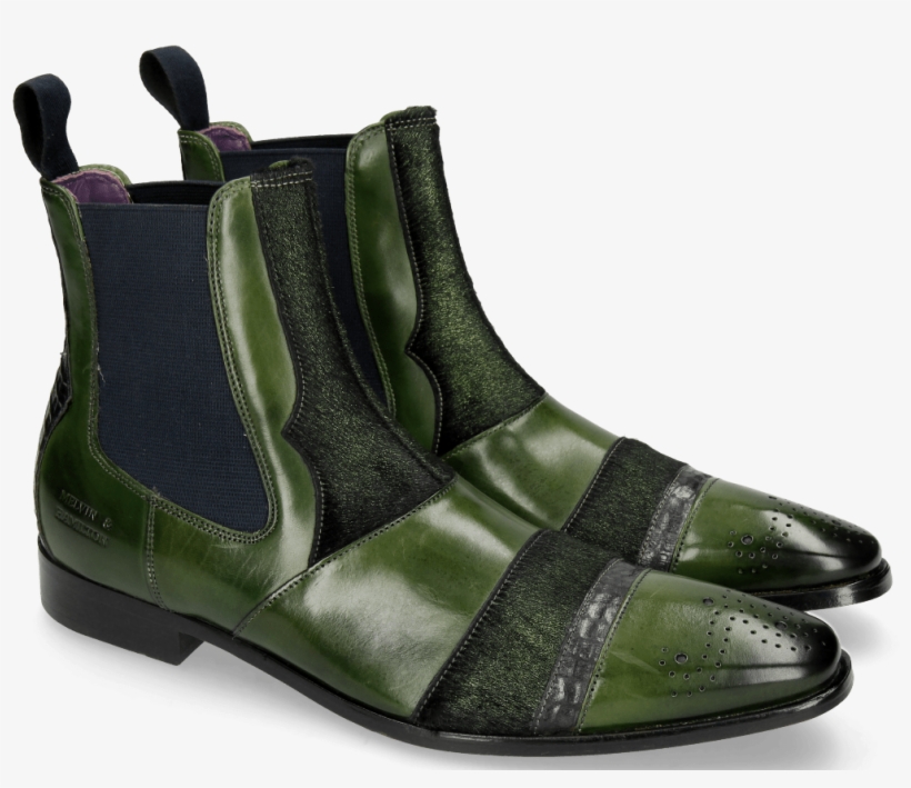 Ankle Boots Elvis 12 Ultra Green Wellington Lead Hair - Chelsea Boot, transparent png #867509