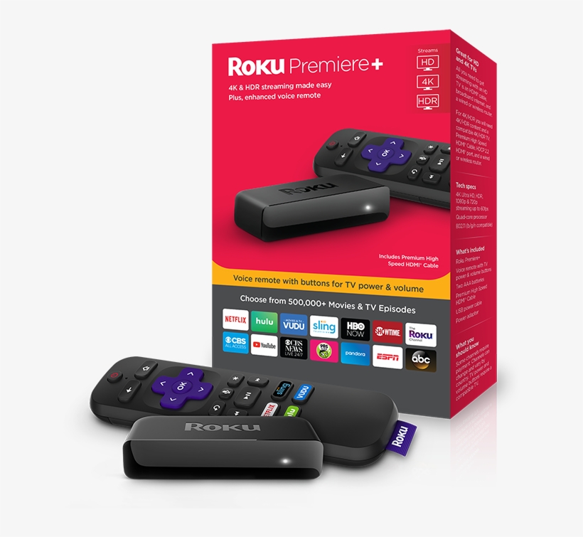 Roku Rides Streaming Tv To Greater Heights - Roku Express+ Hd-new, transparent png #867649
