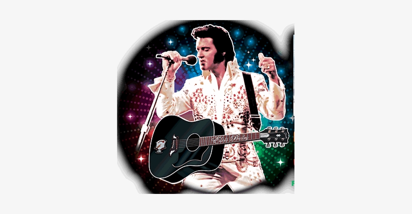 Elvis - Elvis Presley Mit Gitarre, transparent png #867691