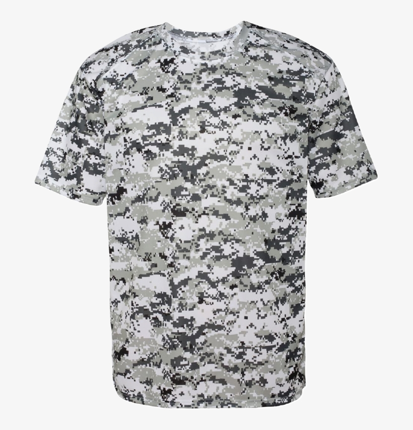 Template Badger 4180 Digital Camo T-shirt - Cama T Shirt Designs, transparent png #867696