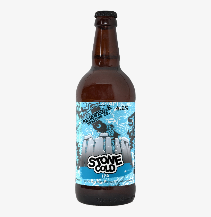 Stone Cold Ipa - Glass Bottle, transparent png #867845