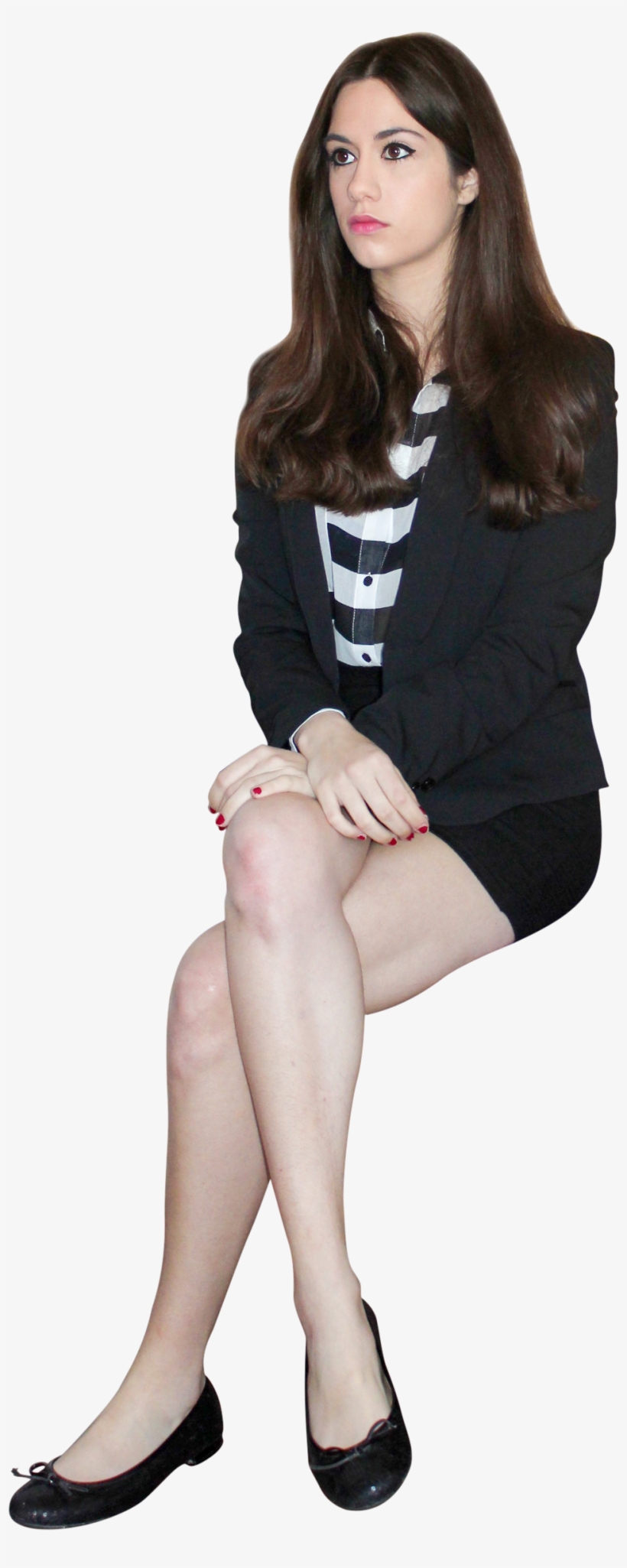 Business Woman Sitting Png - Business People Sitting Png, transparent png #867893