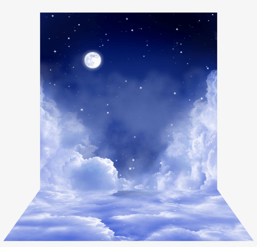 Png Royalty Free Stock Moon Moonlight Night Sticker Picsart Cloud Background Png Free Transparent Png Download Pngkey