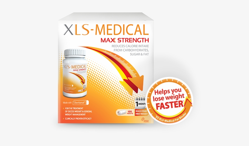 Product Image - Xls Medical Max Strength 120 Tablets, transparent png #868263