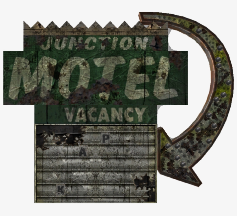 Neon Sign Junction Motel - Arch, transparent png #868382