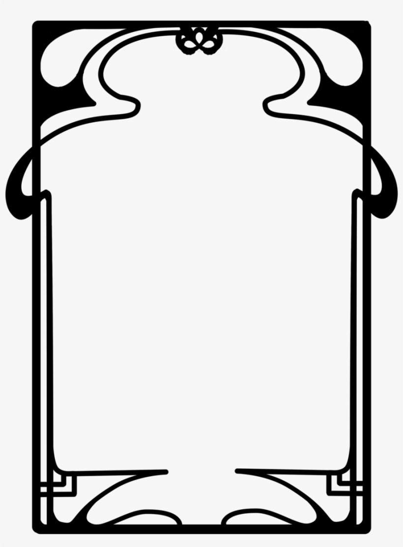 Nouveau Free Transparent Images - Art Nouveau Border Png, transparent png #868433