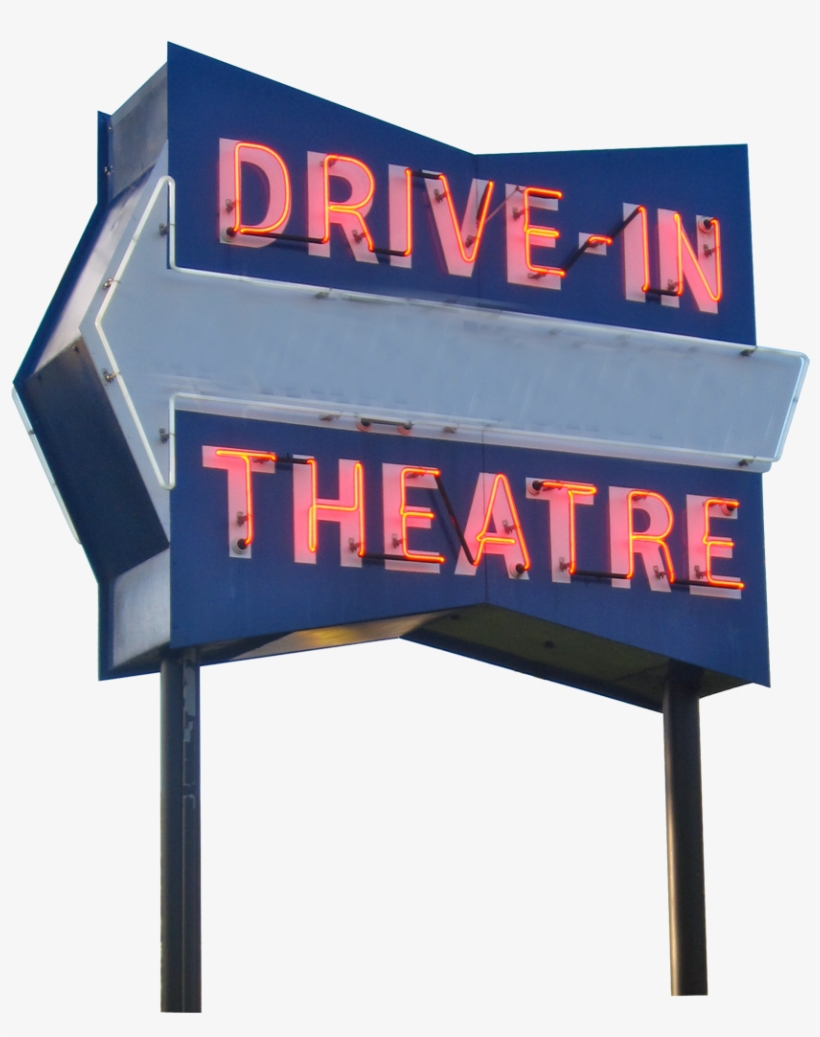 Neon Sign Clipart Theater - Sign, transparent png #868480