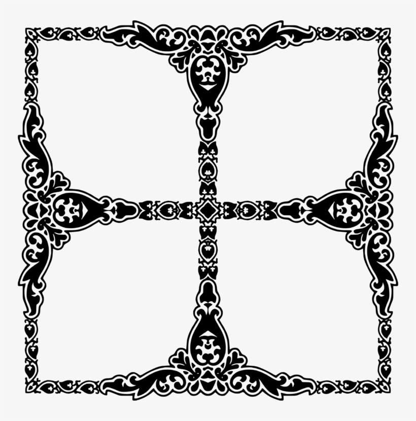 Borders And Frames Art Deco Borders Picture Frames - 4 Picture Frame Png, transparent png #868562
