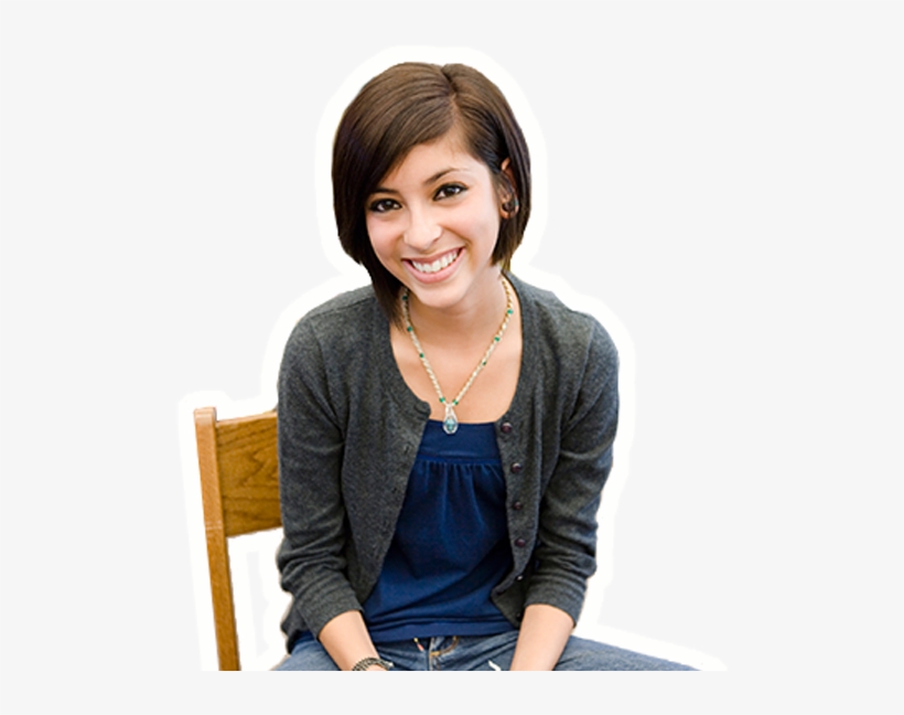 Girl Sitting In Chair And Smiling - Stock Photography, transparent png #868609