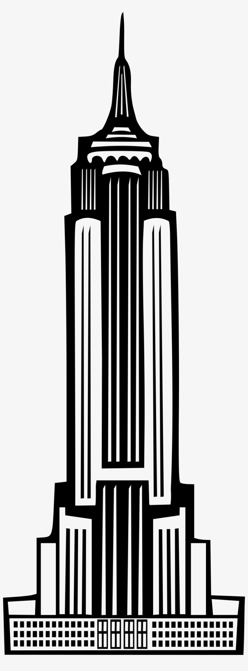 Art Deco Empire State Building - Empire State Building Clipart, transparent png #868628