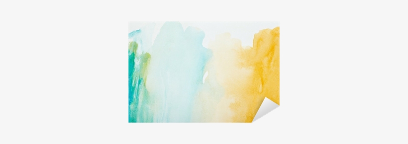 Color Strokes Watercolor Painting Art Sticker • Pixers® - Painting, transparent png #868696