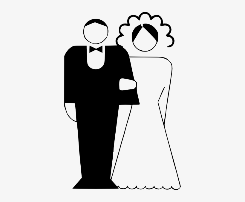 How To Set Use Bride And Groom Clipart, transparent png #868727