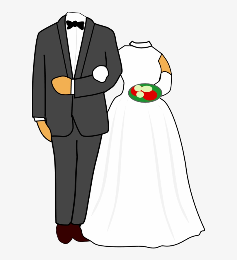 Bride And Groom Bride Images Clip Art Image - Cartoon Bride And Groom Png, transparent png #868751
