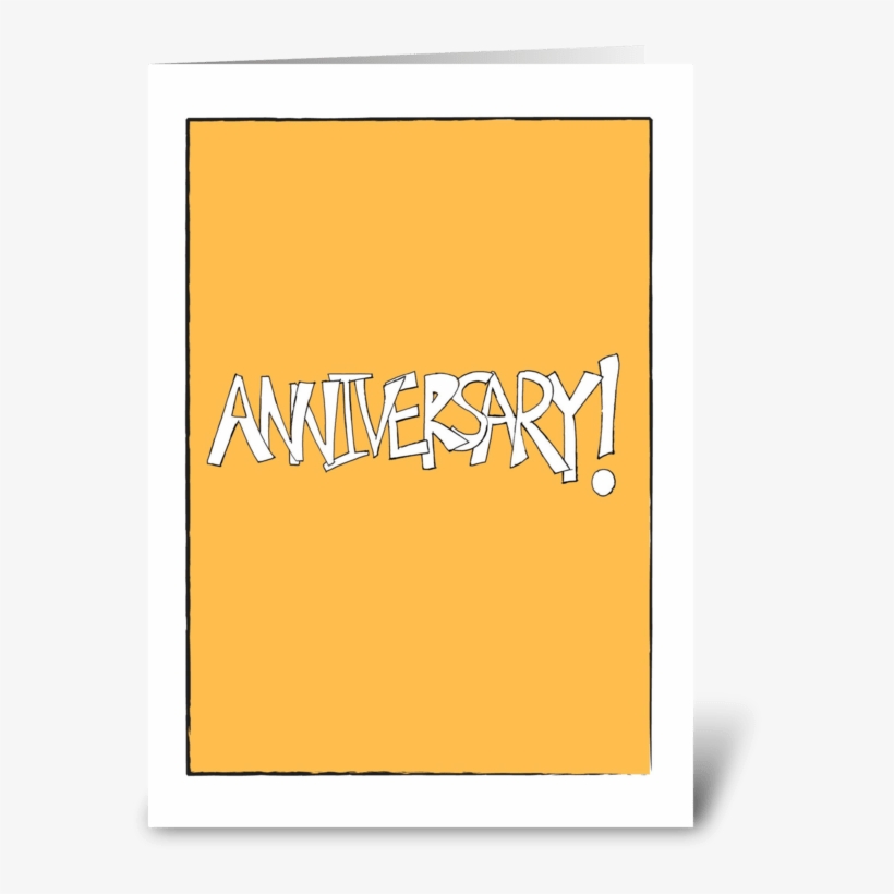 Happy Anniversary Greeting Card - Greeting Card, transparent png #868851
