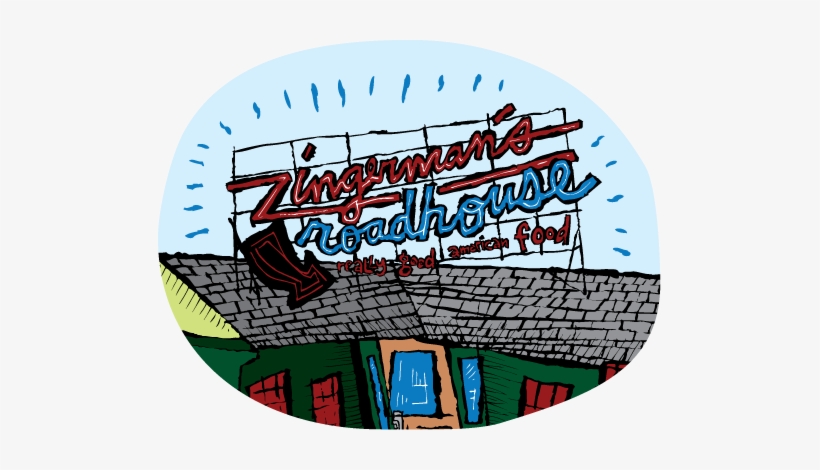Antique Neon Worth Noting - Zingermans Roadhouse, transparent png #868854