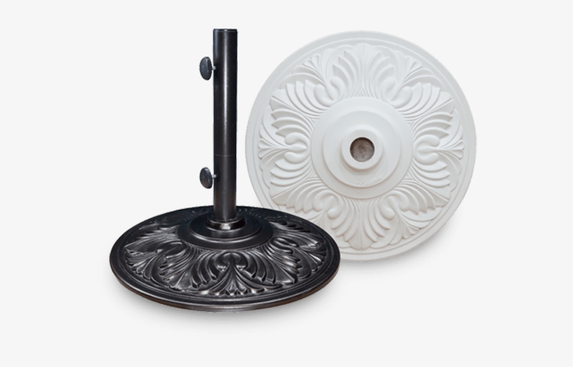 50lb Umbrella Weight White | Hom Furniture, transparent png #868932