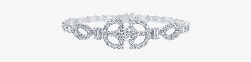Art Deco By Harry Winston, Diamond Single Motif Bracelet - Art Deco By Harry Winston, transparent png #868933