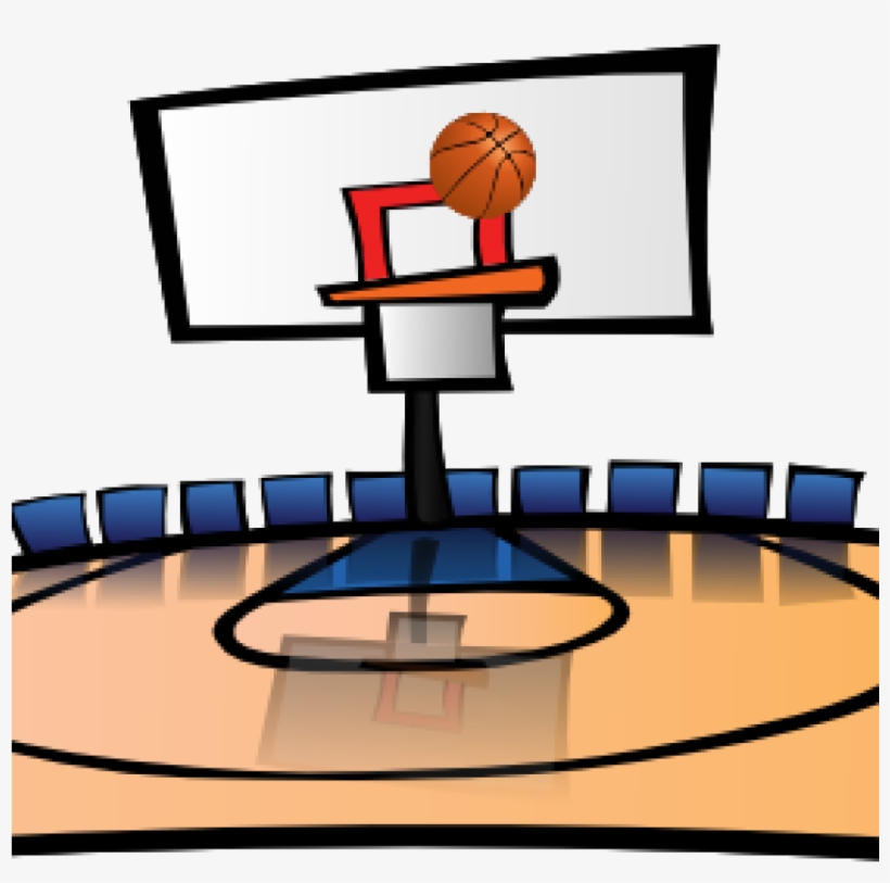 Basketball Court Clipart Thank You Clipart Hatenylo - Clip Art Basketball Court, transparent png #869116