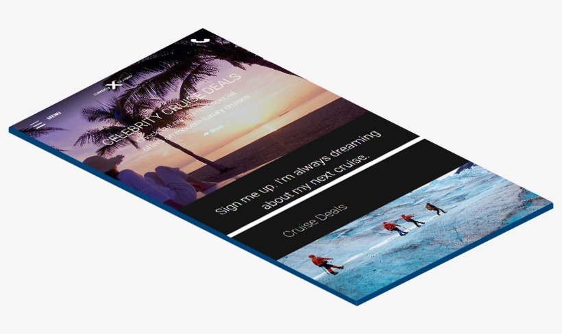 This Section Also Allows Celebrity Cruises To Feature - Flyer, transparent png #869313