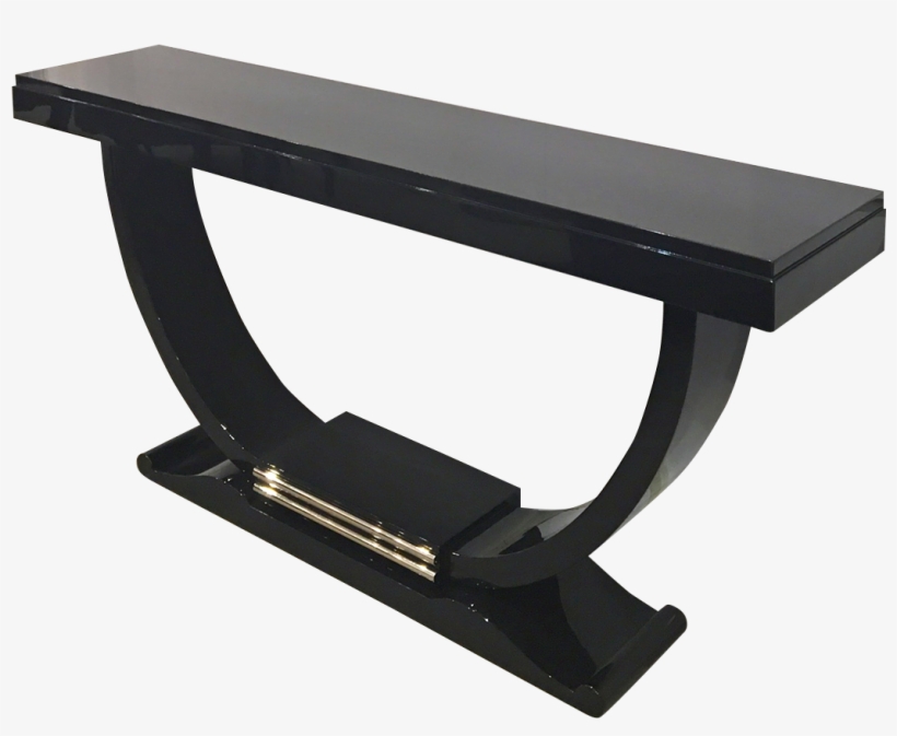 Art Deco U Shape Console Table - Steel Art Deco Console Table, transparent png #869413