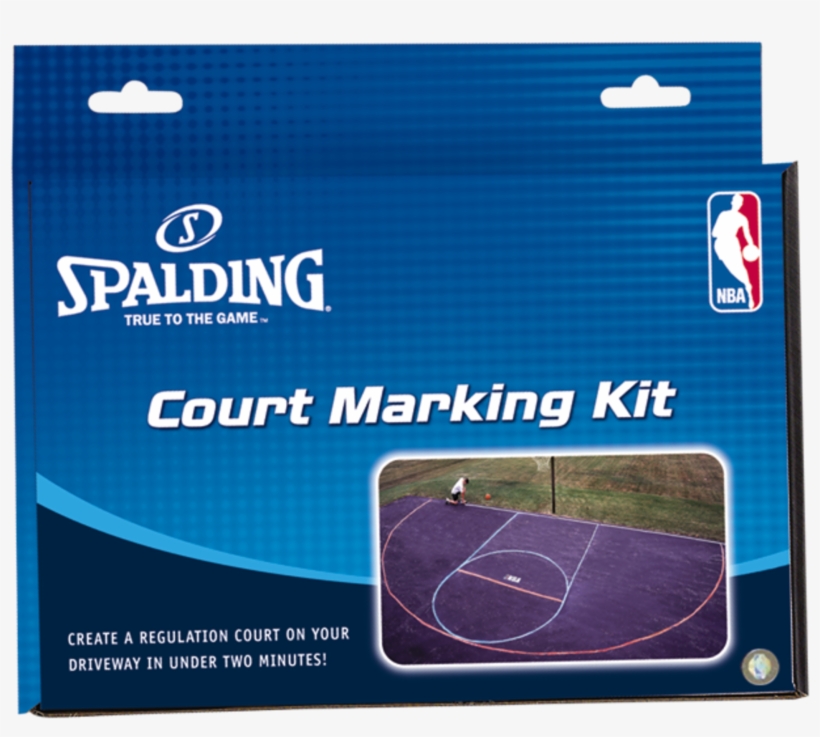 Basketball Court Marking Kit - Spalding Court Marking Kit, transparent png #869458