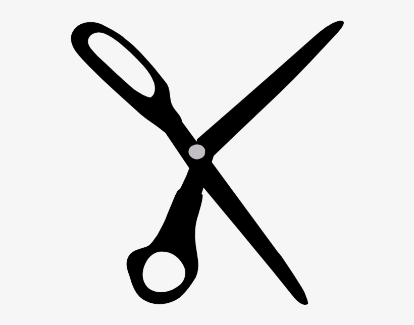 Scissors Clip Art At Clker - Wide Open Scissors Png, transparent png #869805