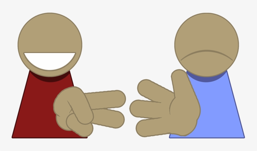 In Rock Paper Scissors, Scissors Beats Paper - Do Rock Paper Scissors, transparent png #869881