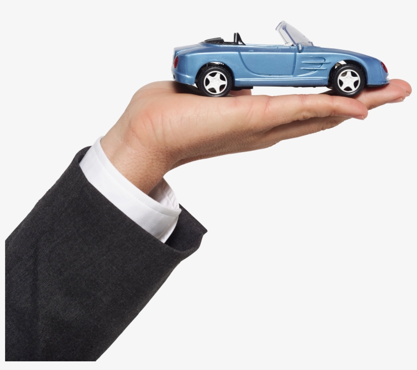 Hand Holding Car Toy - Car In Hand Png, transparent png #869981