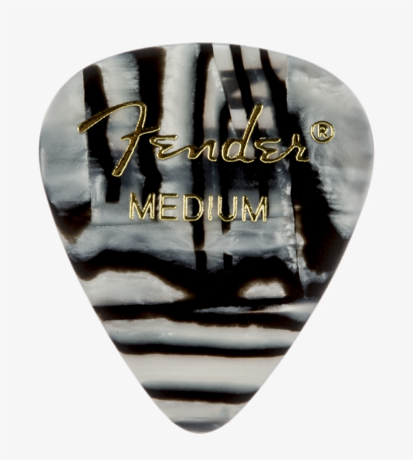 Fender 351 Shape Graphic Electric Acoustic Guitar Picks - Guitar Pick, transparent png #8600331