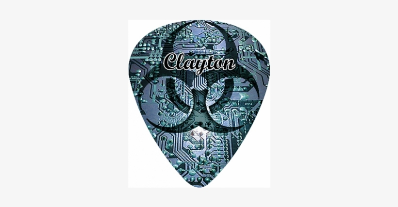 Clayton Bio Hazard Guitar Pick Standard - Emblem, transparent png #8600545