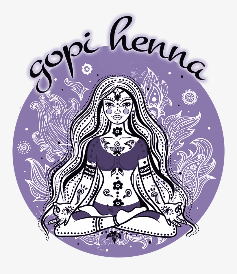 Cropped Gopi Henna Logo 800pxpurpl E1477460675611 - Henna, transparent png #8600553