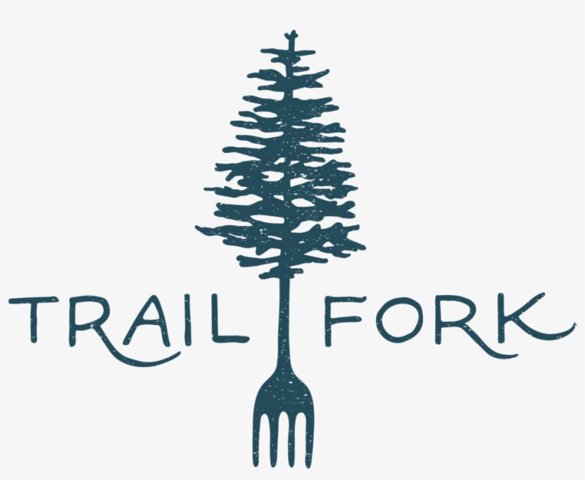 Trail Fork Branding Final Distressed Blue - Logo, transparent png #8600633