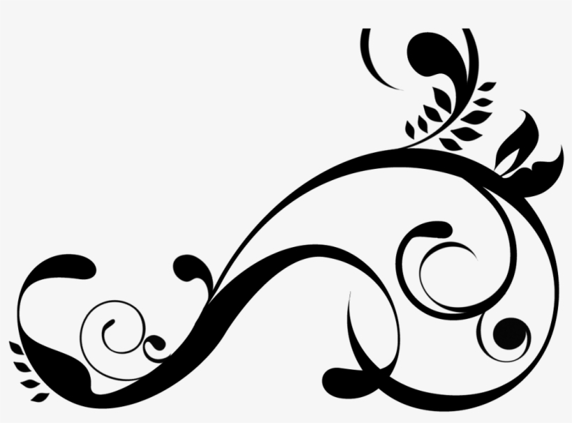 Swirl Designs Png Free Download Best Swirl Designs - Black And White Swirls Png, transparent png #8600635
