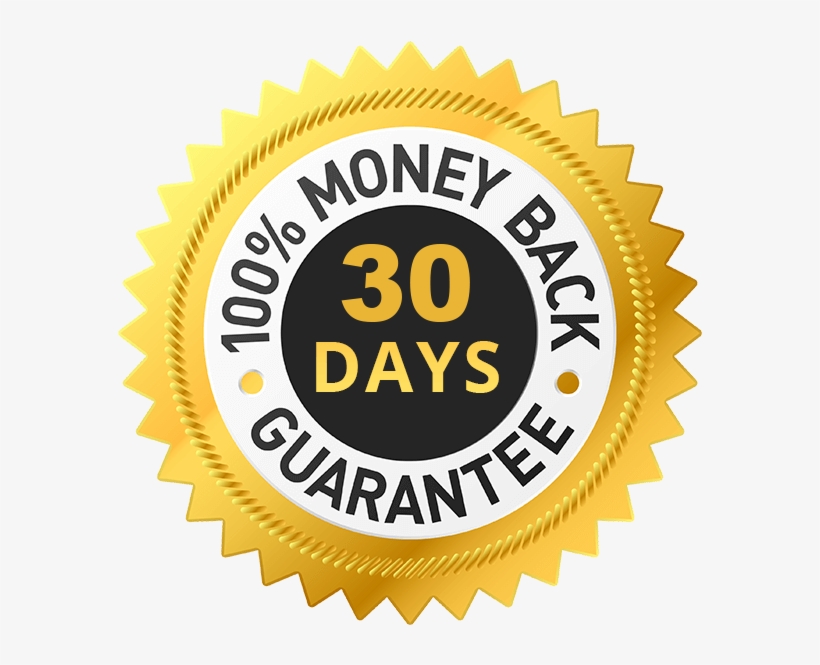 We Back All Of Our Orders With A 100% Money Back Guarantee - 30day Money Back Guarantee, transparent png #8600767