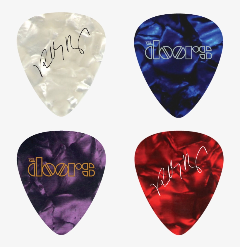 Robby Krieger Guitar Pick Set - Doors, transparent png #8600819